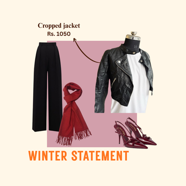 H&M Cropped Biker Jacket 🖤