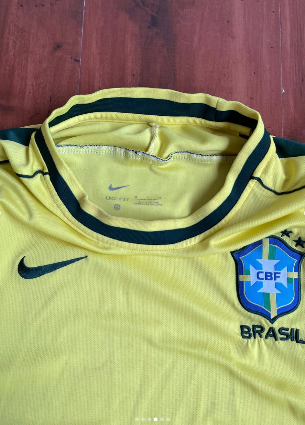 VINTAGE 1998-2000 BRAZIL HOME JERSEY ( RARE FIND )