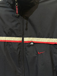 NIKE NAVY BLUE AND RED WIND CHEATER