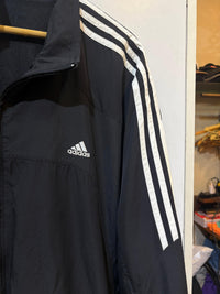 ADIDAS 90s BLACK AND WHITE WIND CHEATER