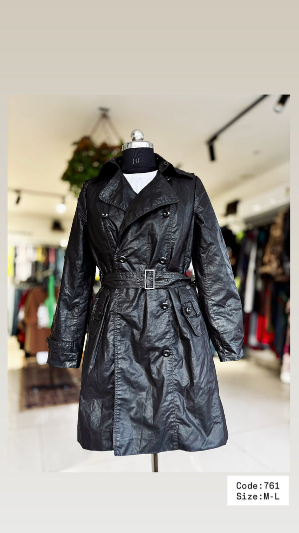 Dark Brown Trench by Lilyen